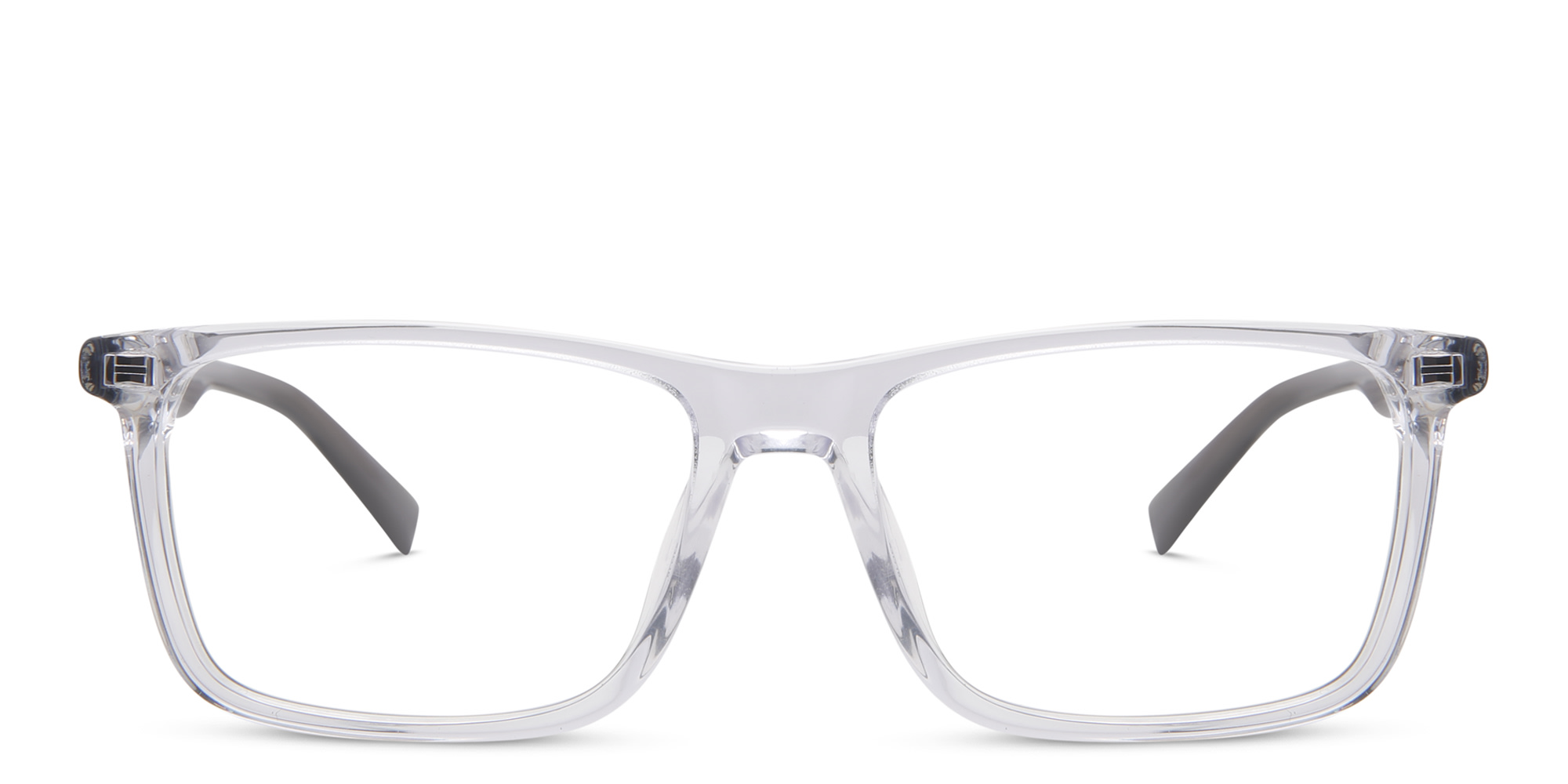 Shop EYE'M Rectangle Eyeglasses in Clear online.