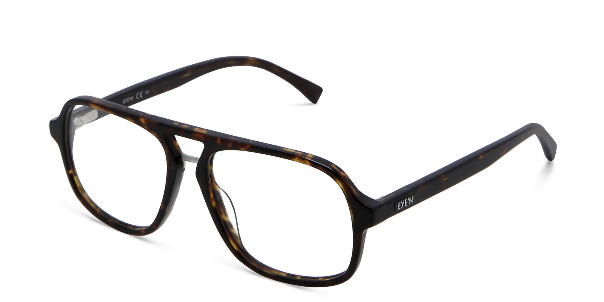 Shop EYE'M Aviator Eyeglasses in Havana online.