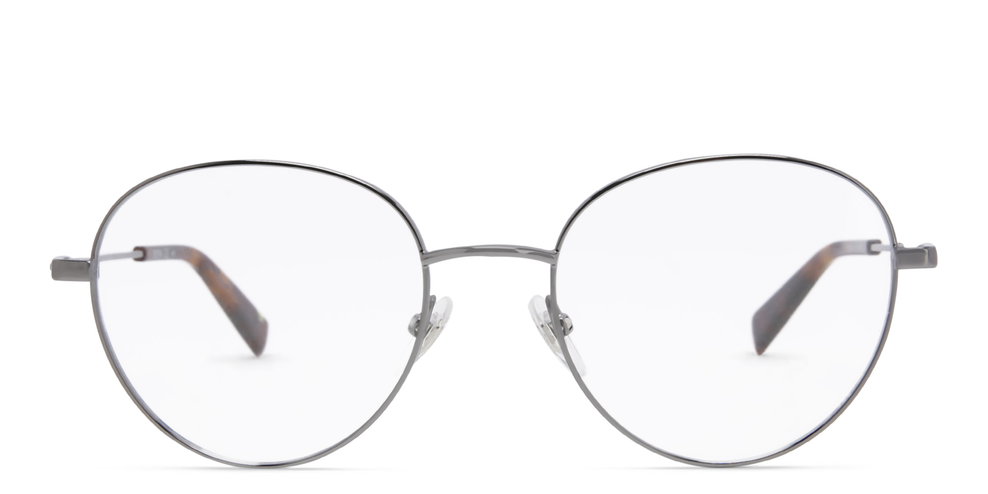 EYE'M Unisex Round Eyeglasses in Gunmetal – Product Photo 1