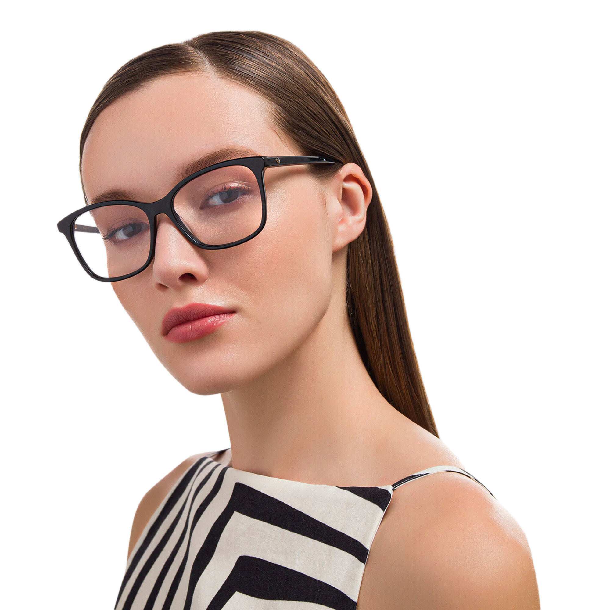 EYE'M Cat Eye Eyeglasses in Black – Product Photo 6