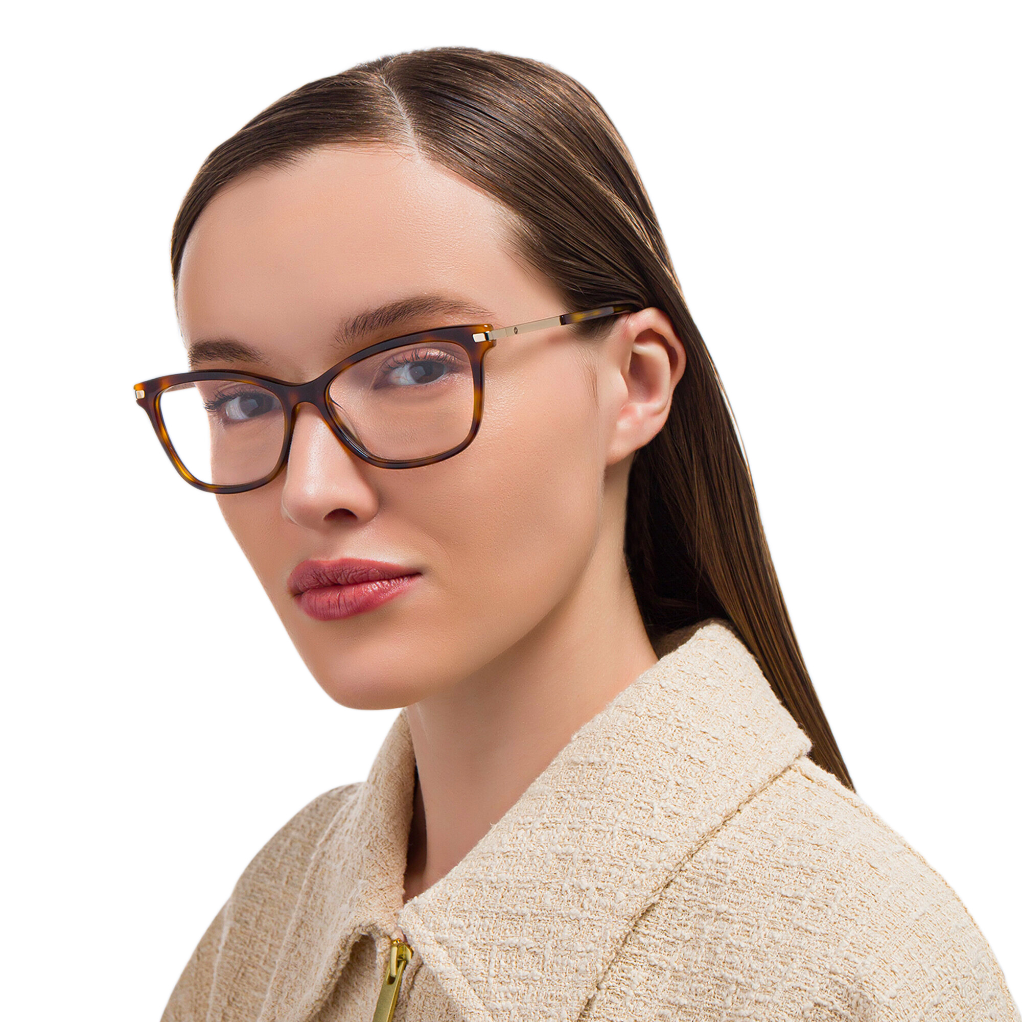 Shop EYE'M Cat-Eye Eyeglasses in Havana online.
