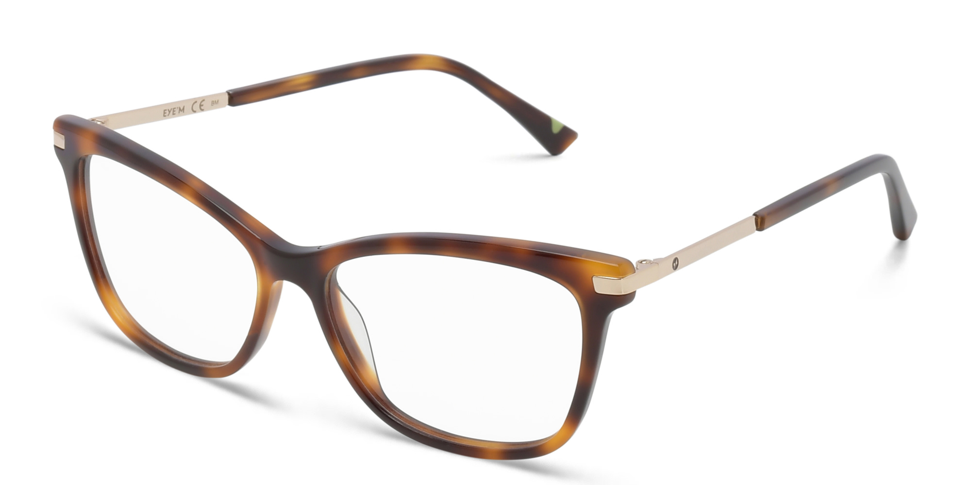 Shop EYE'M Cat-Eye Eyeglasses in Havana online.