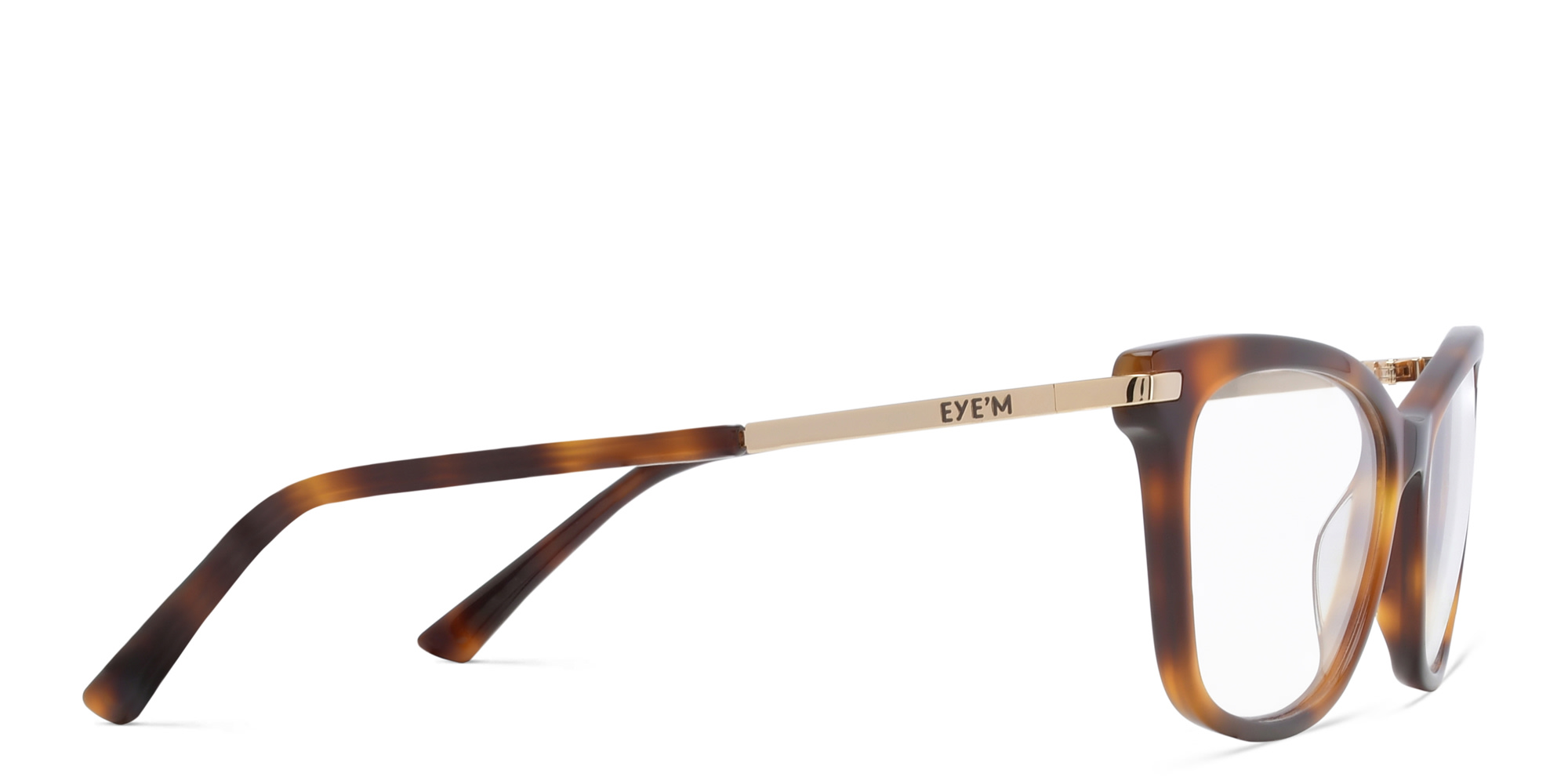 Shop EYE'M Cat-Eye Eyeglasses in Havana online.