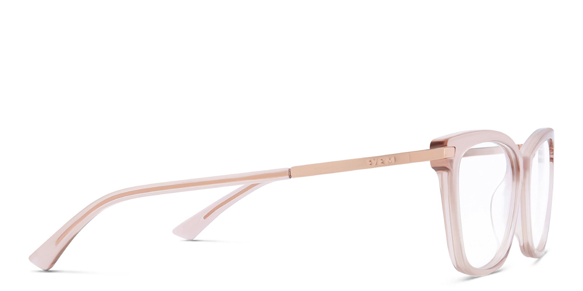 EYE'M Cat Eye Eyeglasses in Nude – Product Photo 3