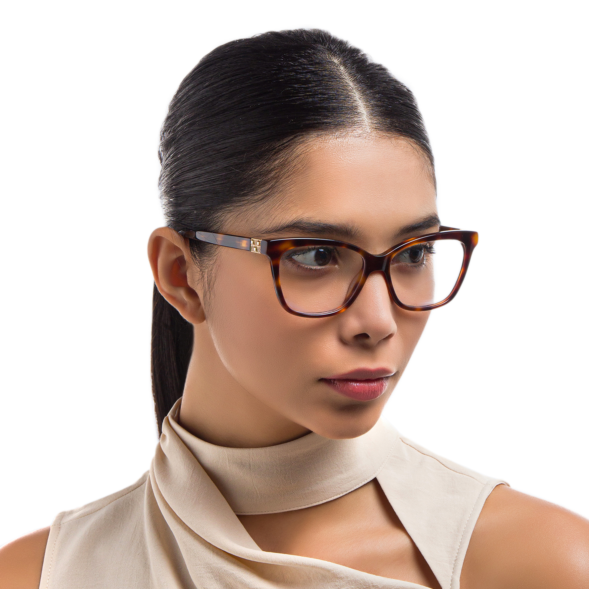 EYE'M Cat Eye Eyeglasses in Havana – Product Photo 6