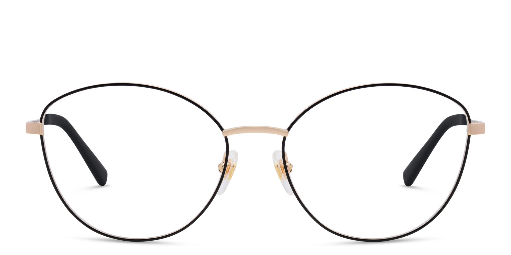 نظارة طبية بإطار كات آي واسع من EYE'M بلون أسود - صورة المنتج 1