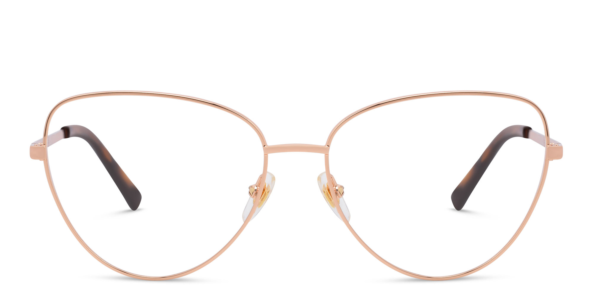 EYE'M Cat Eye Eyeglasses in Rose Gold – Product Photo 1