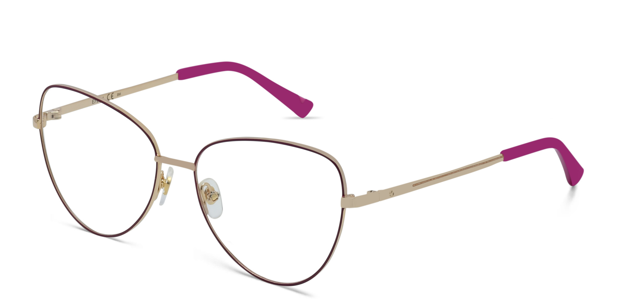 EYE'M Cat Eye Eyeglasses in Purple – Product Photo 2