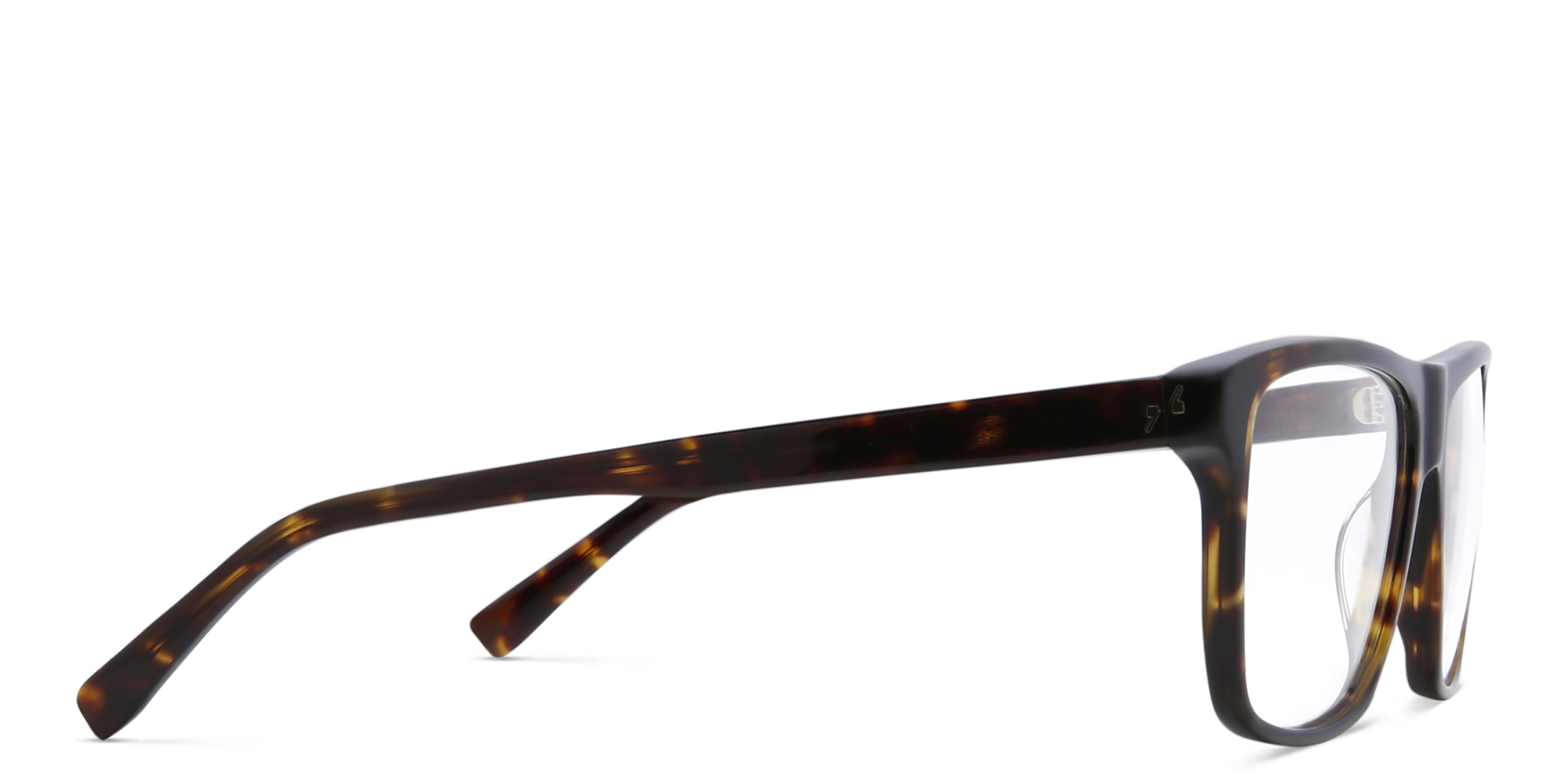 EYE'M Square Eyeglasses in Havana – Product Photo 3