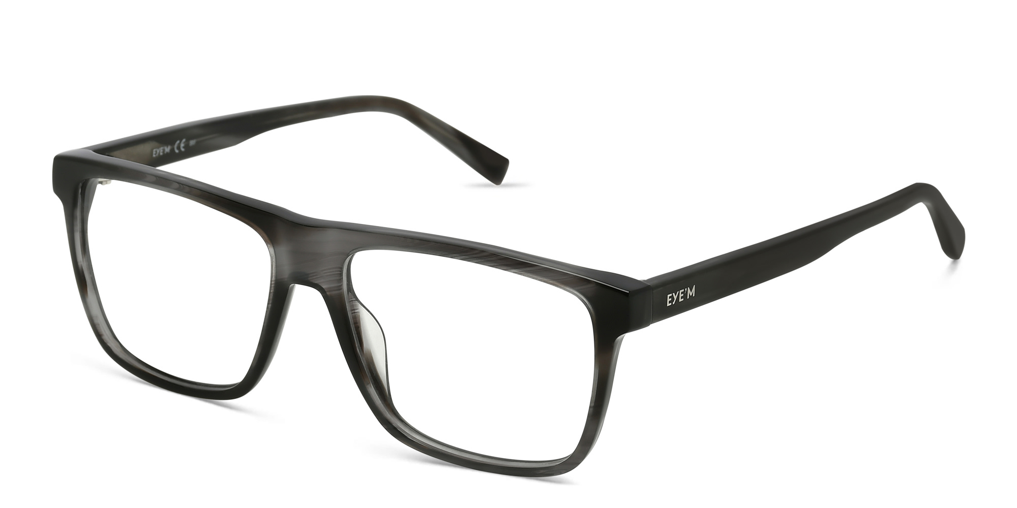 Shop EYE'M Square Eyeglasses in Grey online.
