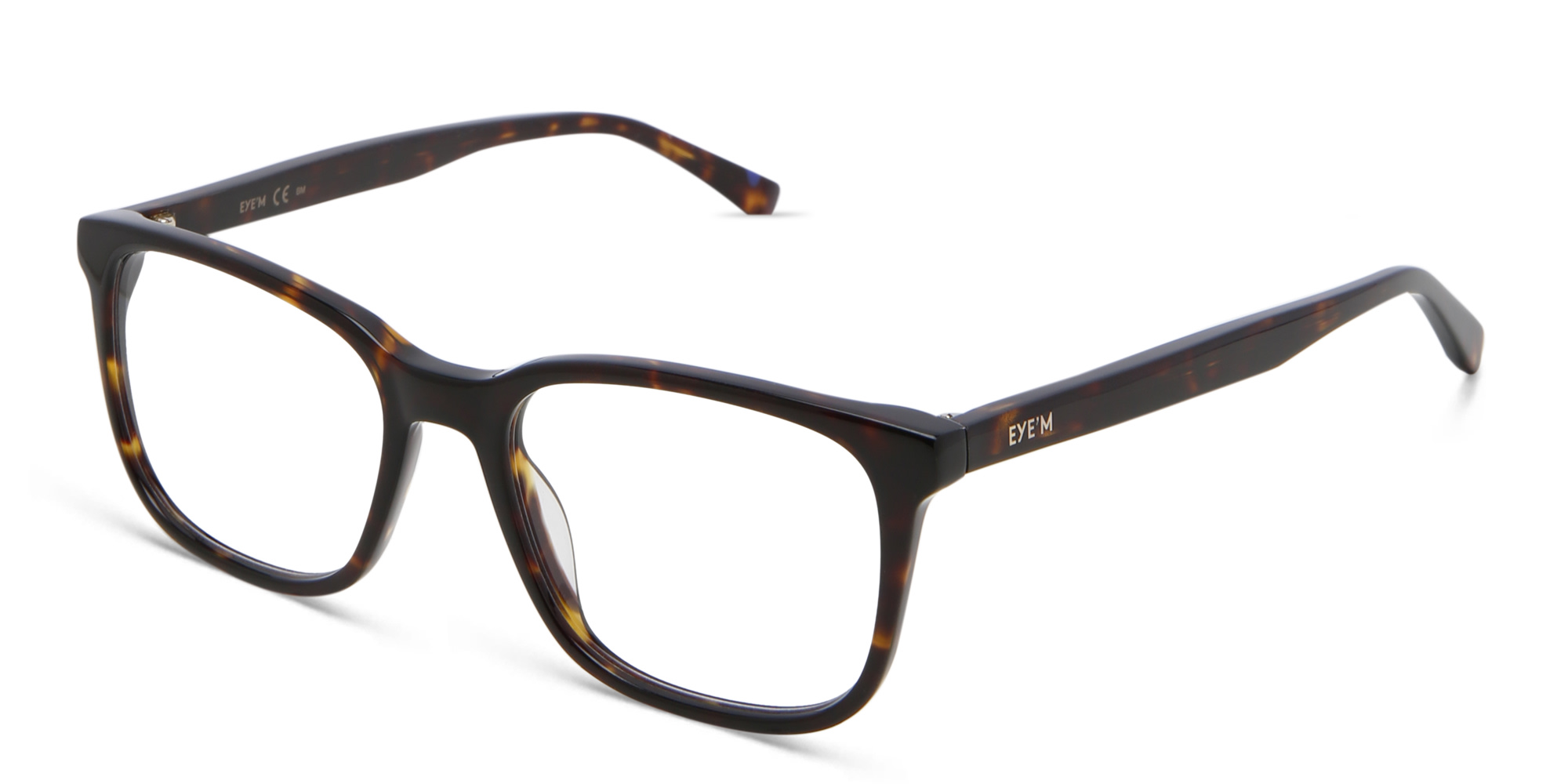 Shop EYE'M Square Eyeglasses in Havana online.