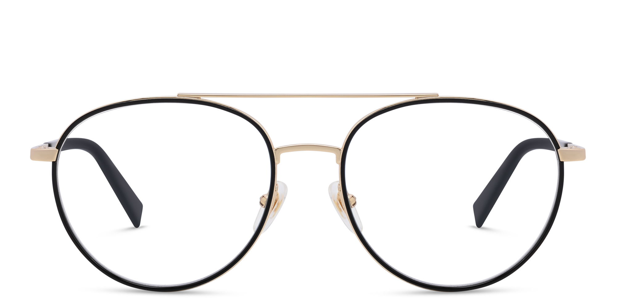 EYE'M Round Eyeglasses in Black – Product Photo 1