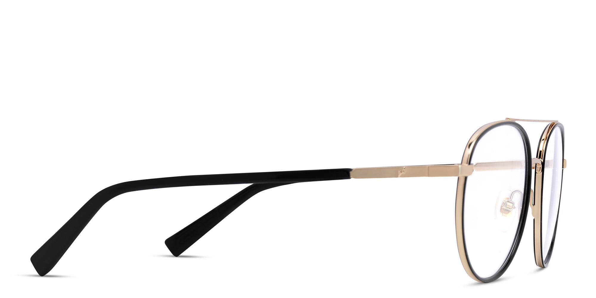 EYE'M Round Eyeglasses in Black – Product Photo 3