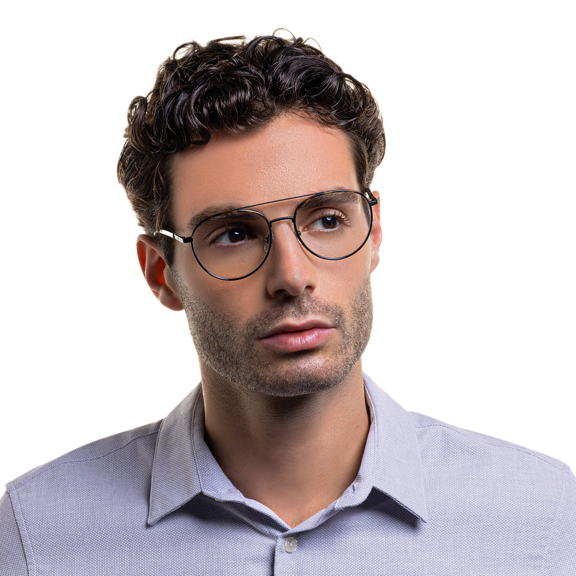 EYE'M Round Eyeglasses in Havana – Product Photo 6