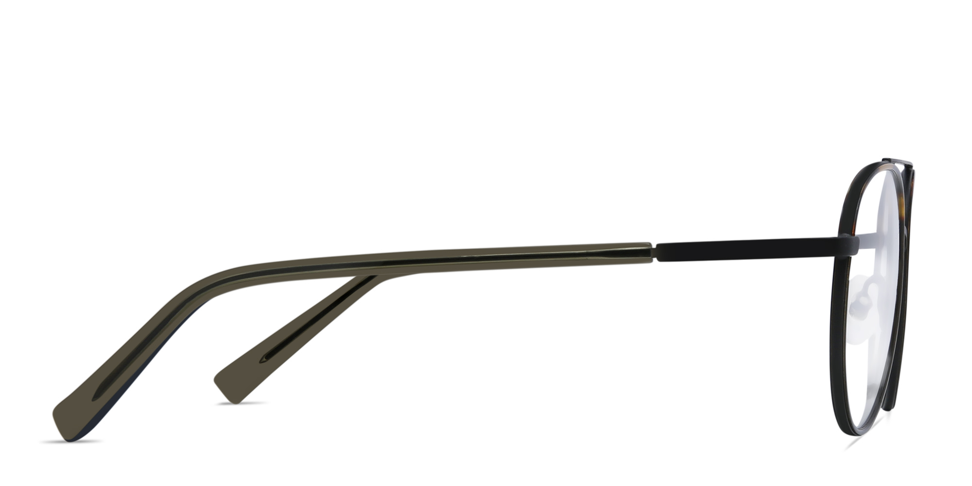 نظارة طبية دائرية من EYE'M بلون مموه - صورة المنتج 3