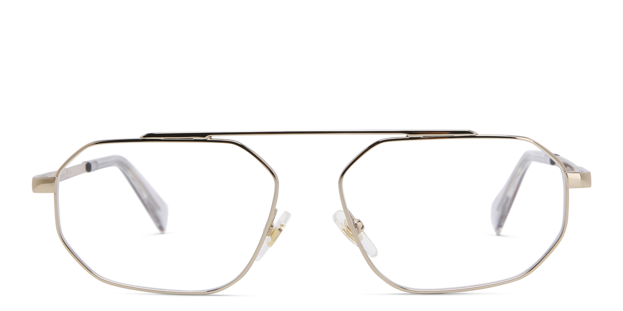 EYE'M Irregular Eyeglasses in Gold – Product Photo 1