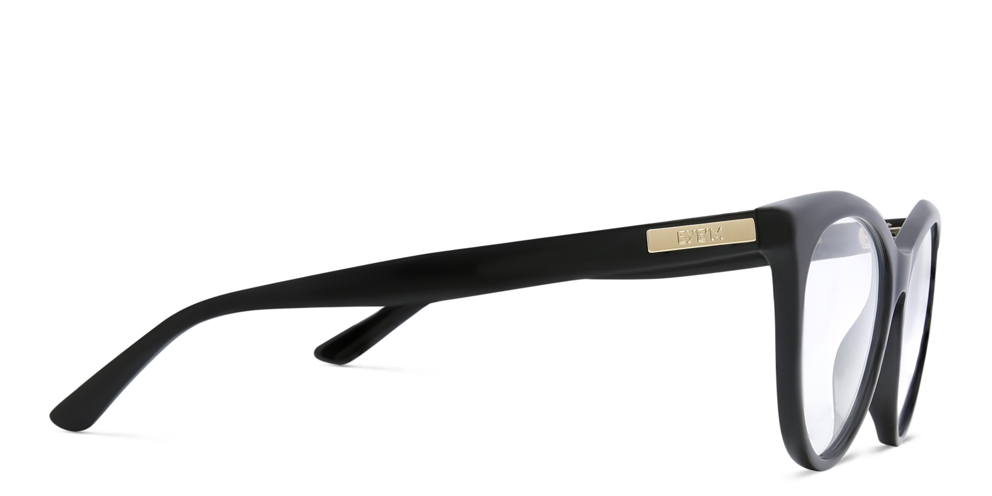 EYE'M Cat Eye Eyeglasses in Black – Product Photo 3
