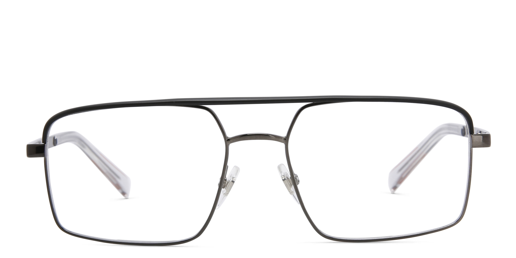 EYE'M Octagon Junior Unisex Aviator Eyeglasses in Gunmetal – Product Photo 1