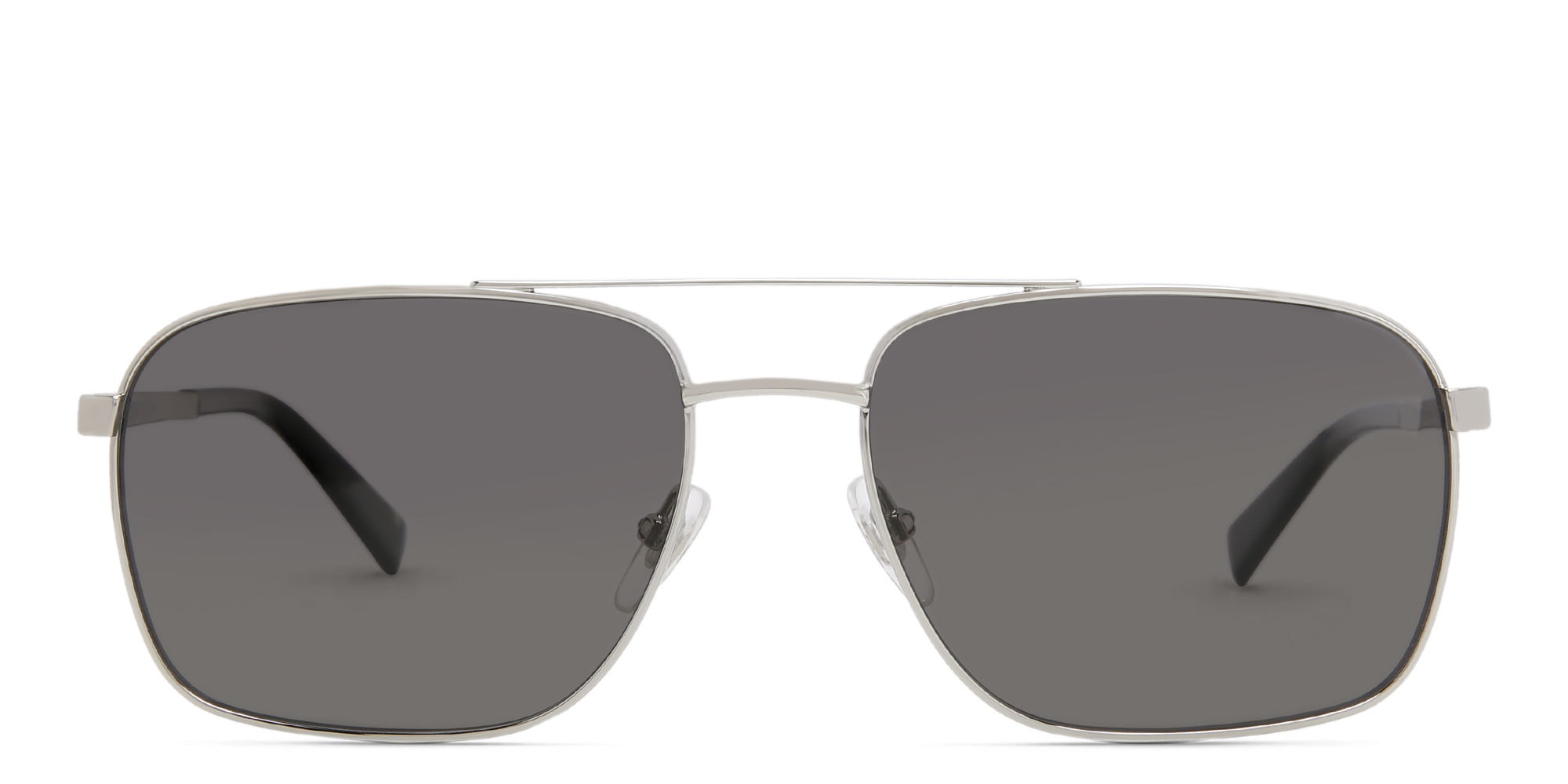 EYE'M Square Sunglasses in Silver – Product Photo 1