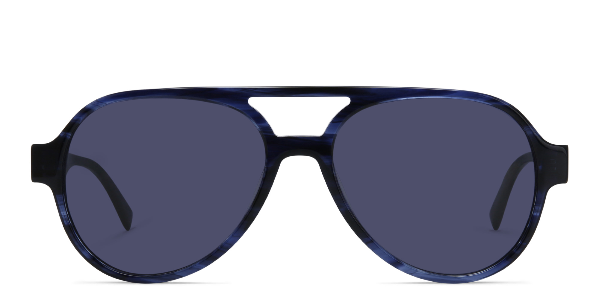 EYE'M Aviator Sunglasses in Blue – Product Photo 1
