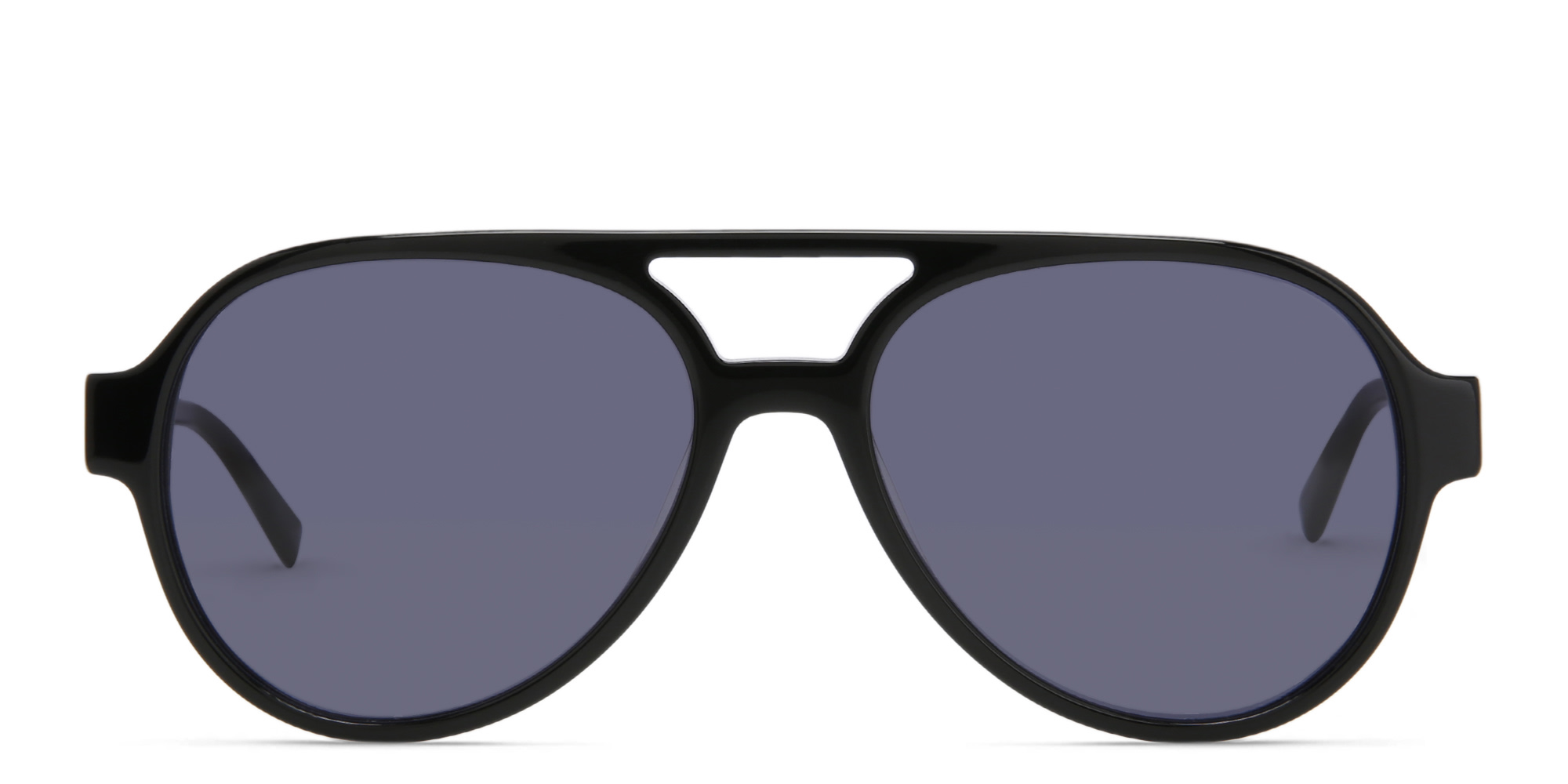 Shop EYE'M Logo Signature Aviator Sunglasses in Black online.