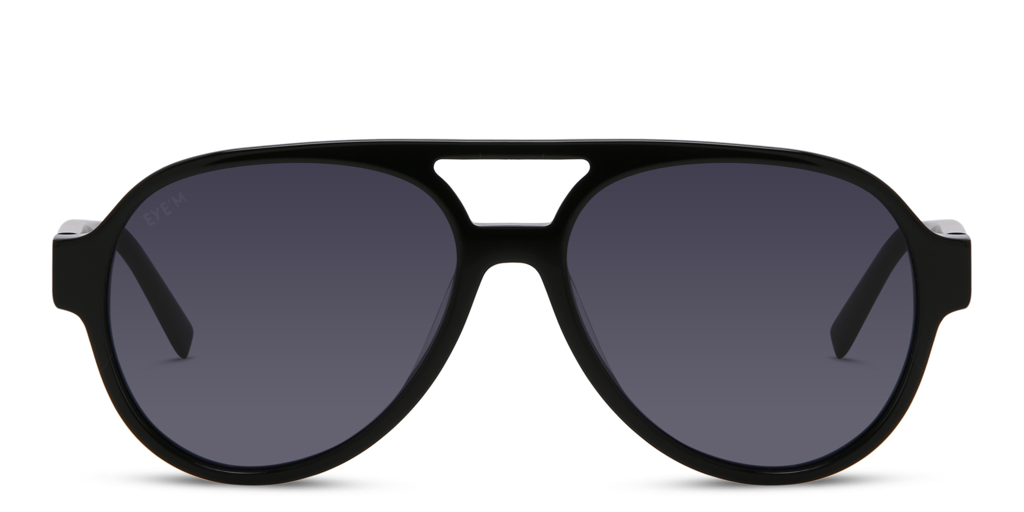 تسوق نظارة شمسية بإطار أفياتور EYE'M بلون أسود أونلاين.