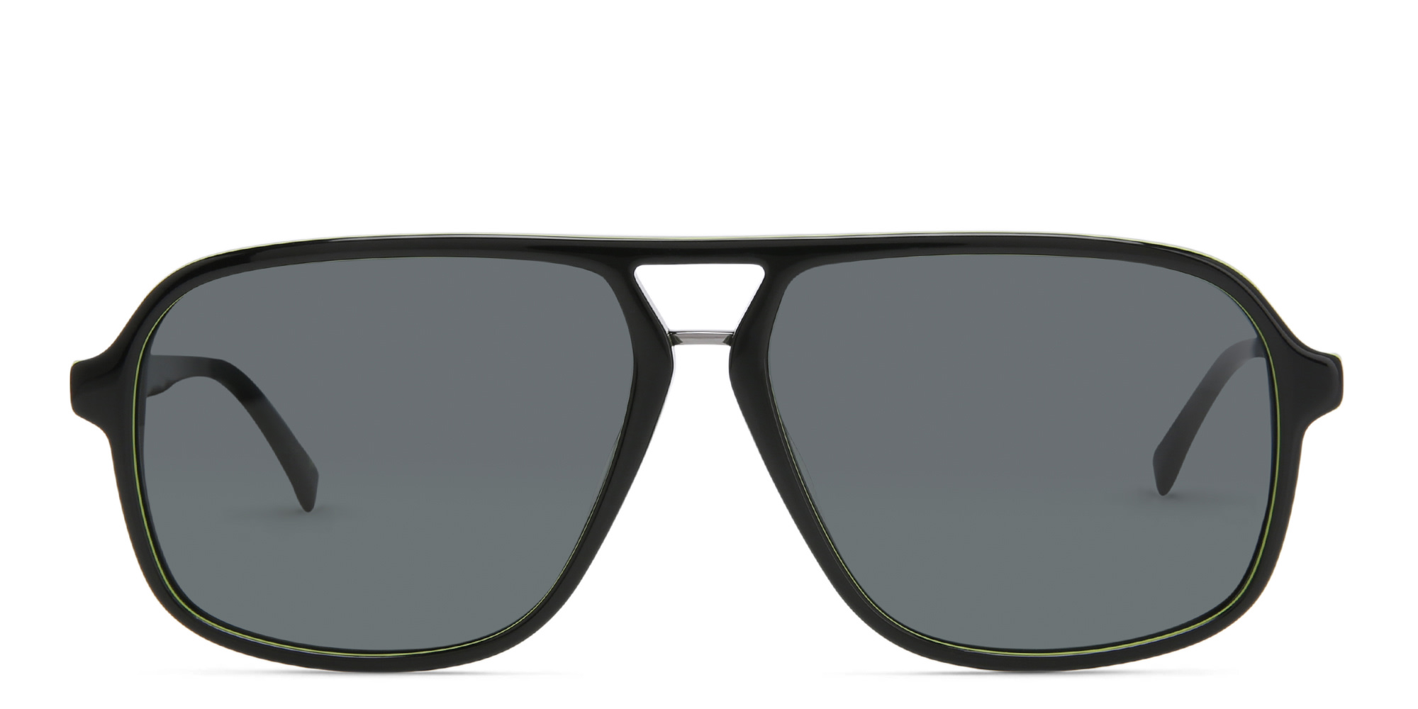 EYE'M Aviator Sunglasses in Black – Product Photo 1