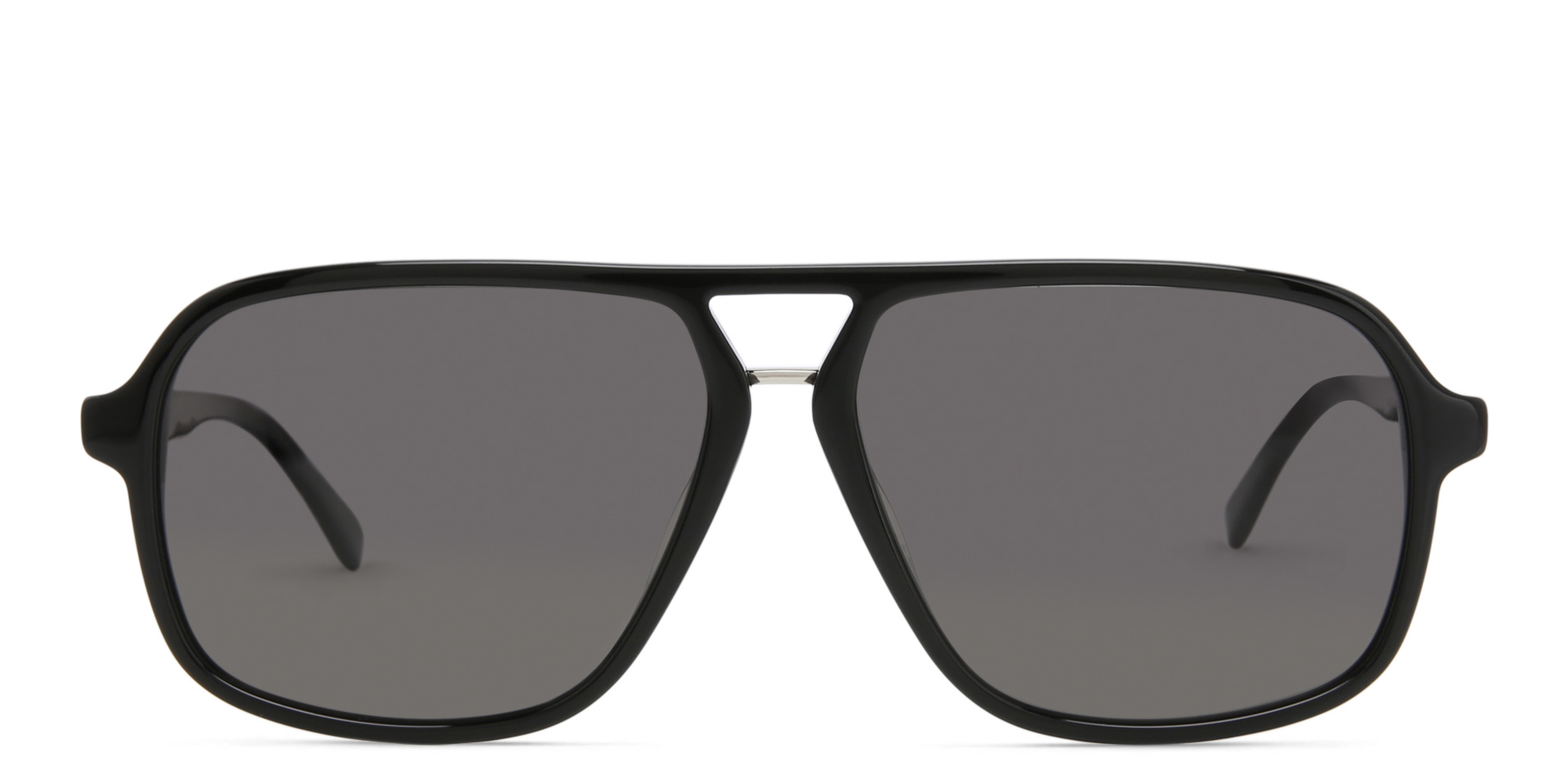 EYE'M Aviator Sunglasses in Black – Product Photo 1