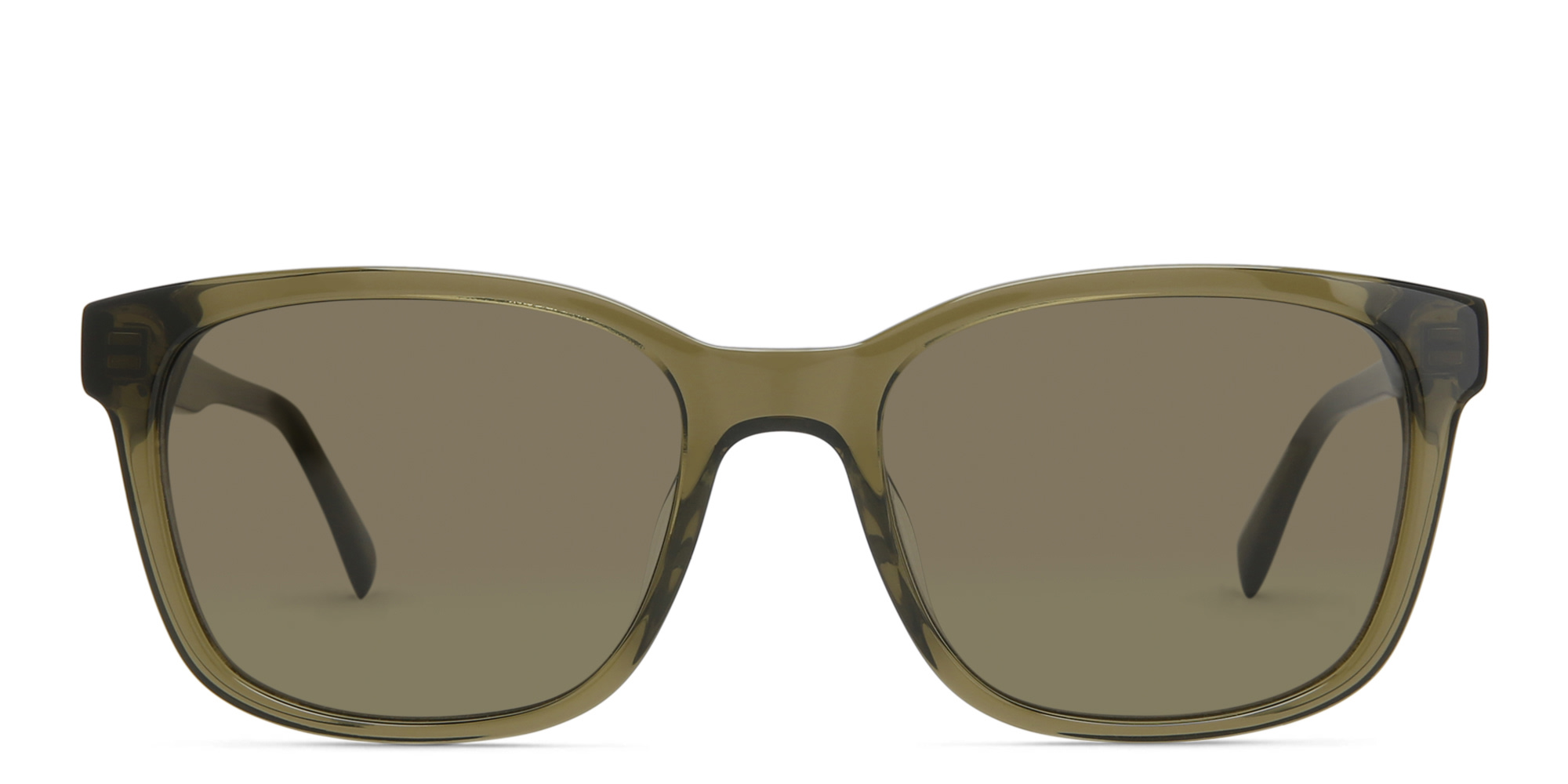 EYE'M Square Sunglasses in Green – Product Photo 1