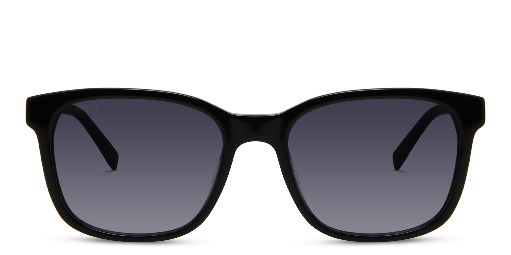 Shop EYE'M Square Sunglasses in Black online.