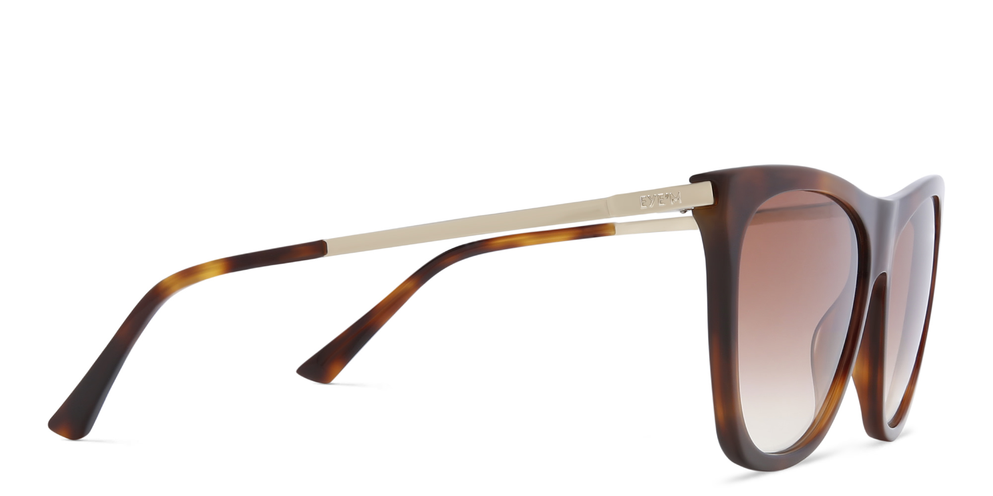 Shop EYE'M Cat Eye Sunglasses in Havana online.