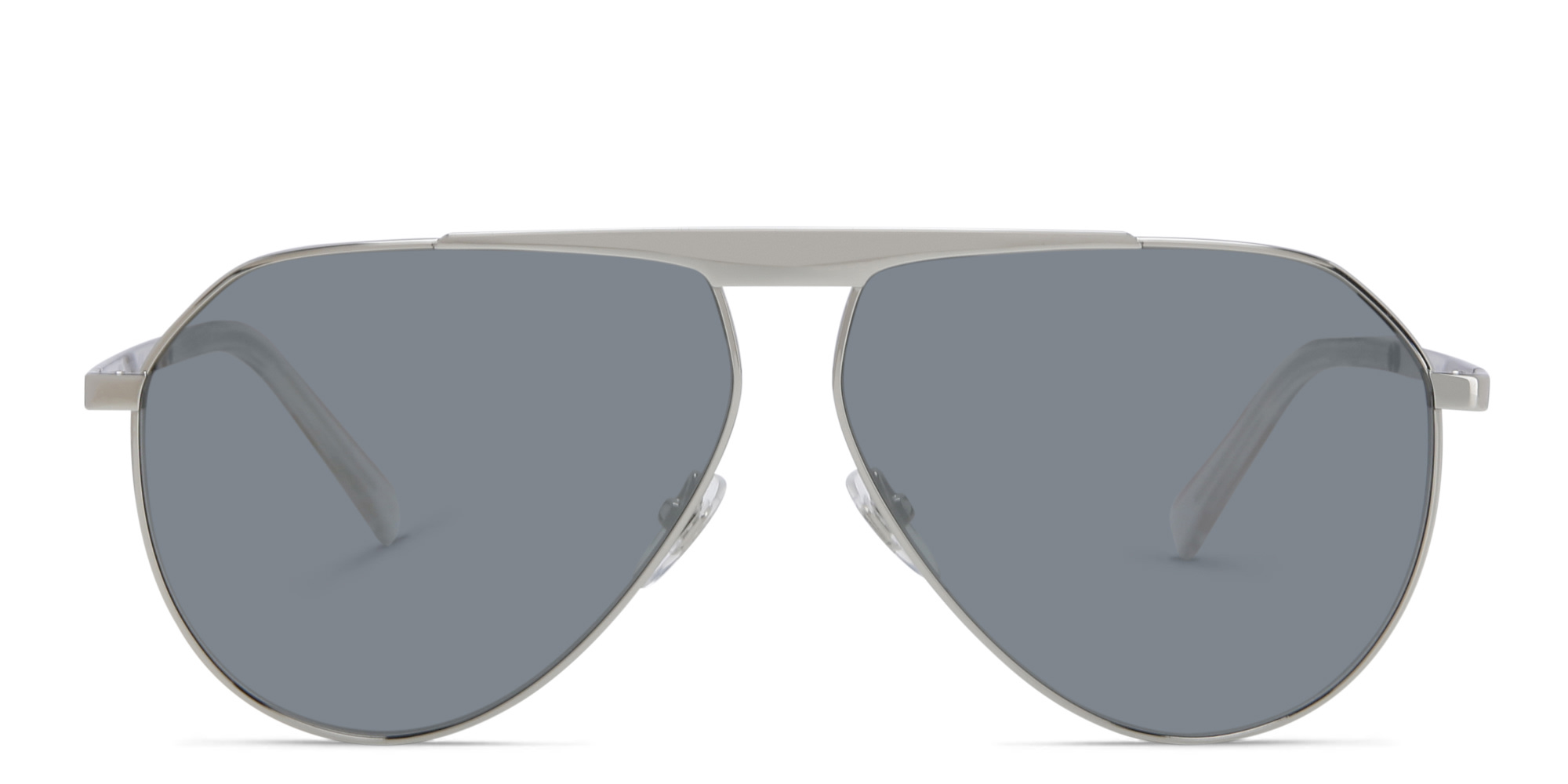 تسوق نظارة شمسية أفياتور EYE'M بلون فضي أونلاين.