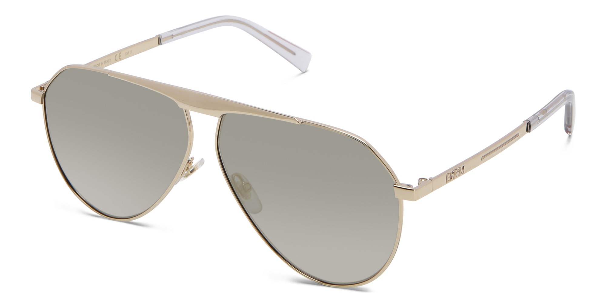 EYE'M Aviator Sunglasses in Gold – Product Photo 2