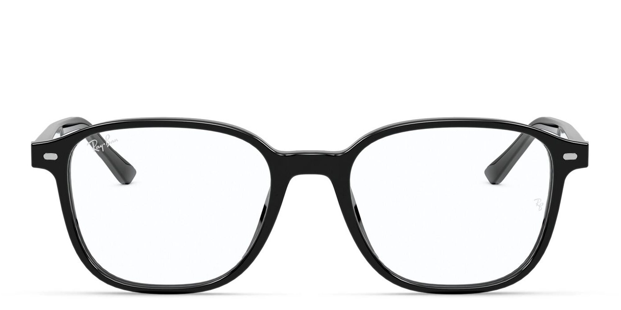 Ray-Ban Leonard Square Eyeglasses in Black – Product Photo 1