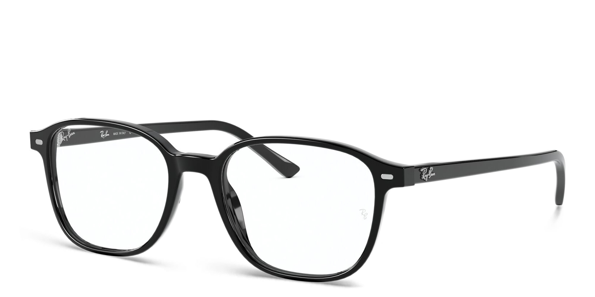 Ray-Ban Leonard Square Eyeglasses in Black – Product Photo 2