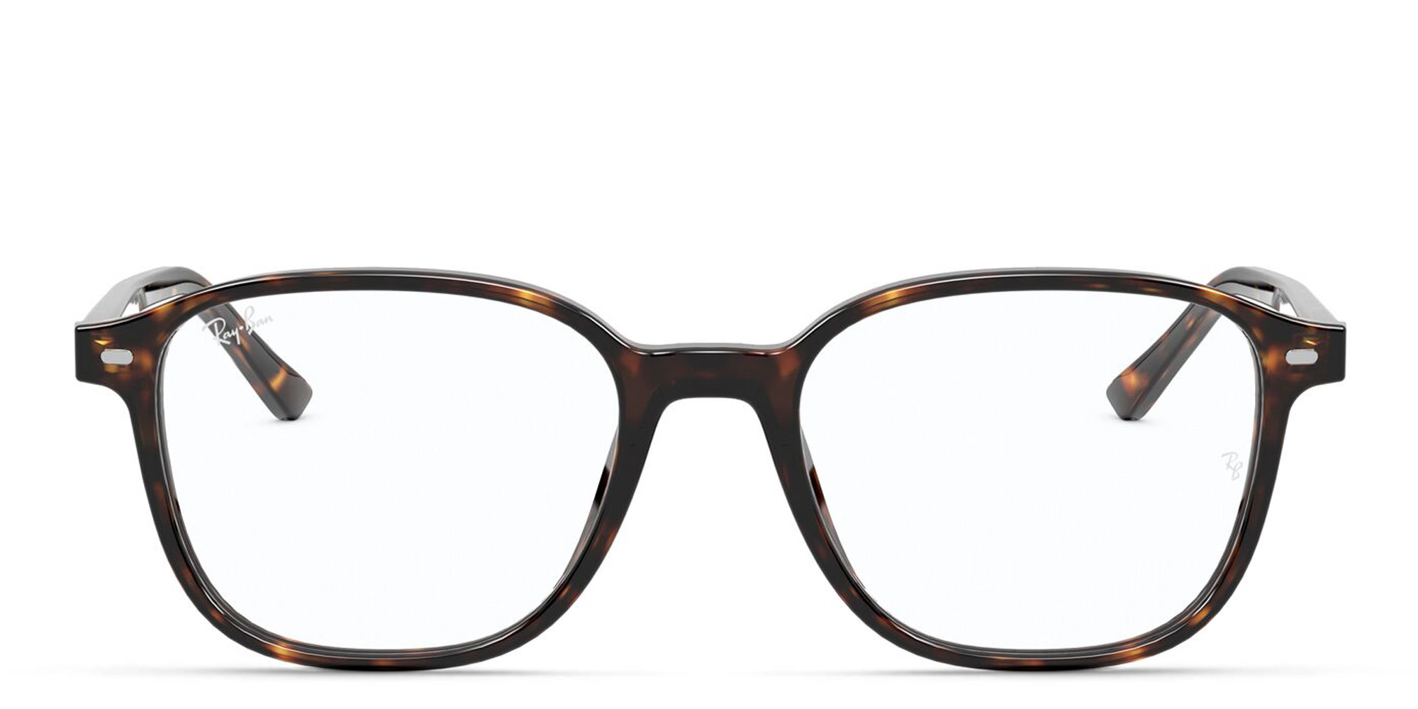 Ray-Ban Leonard Square Eyeglasses in Havana – Product Photo 1