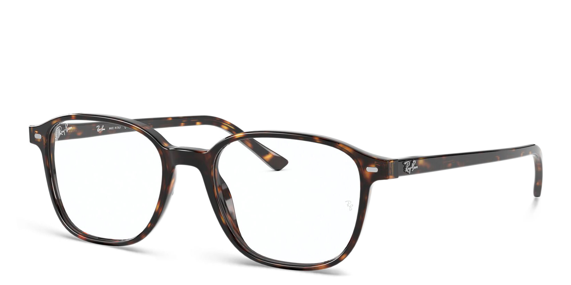 Ray-Ban Leonard Square Eyeglasses in Havana – Product Photo 2