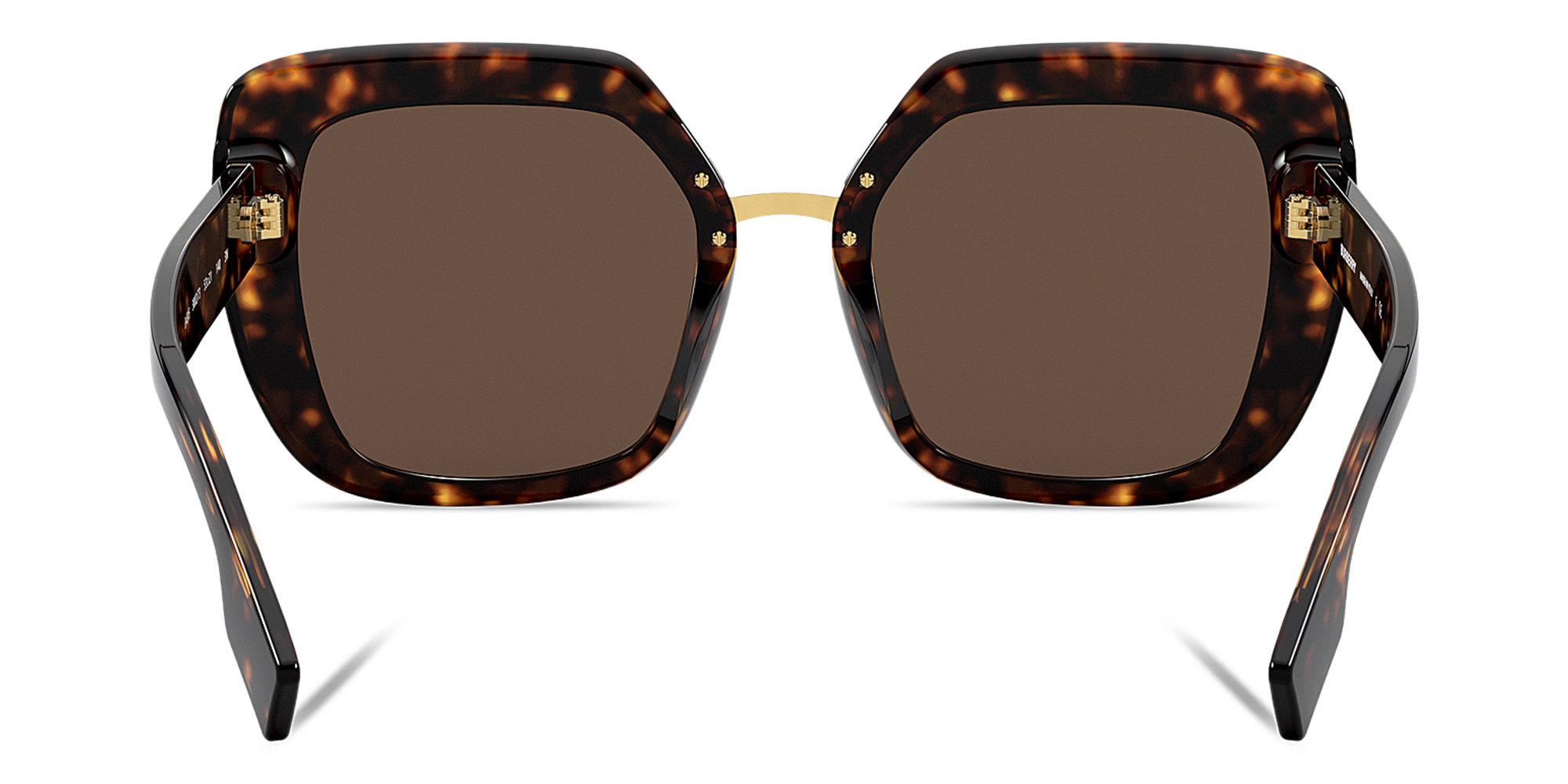 BURBERRY Square Sunglasses in Dark Havana – Product Photo 4