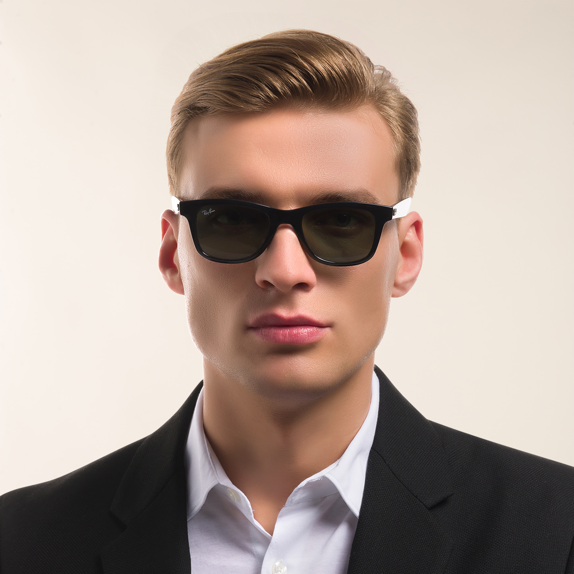 Ray-Ban Square Sunglasses in Black – Product Photo 5