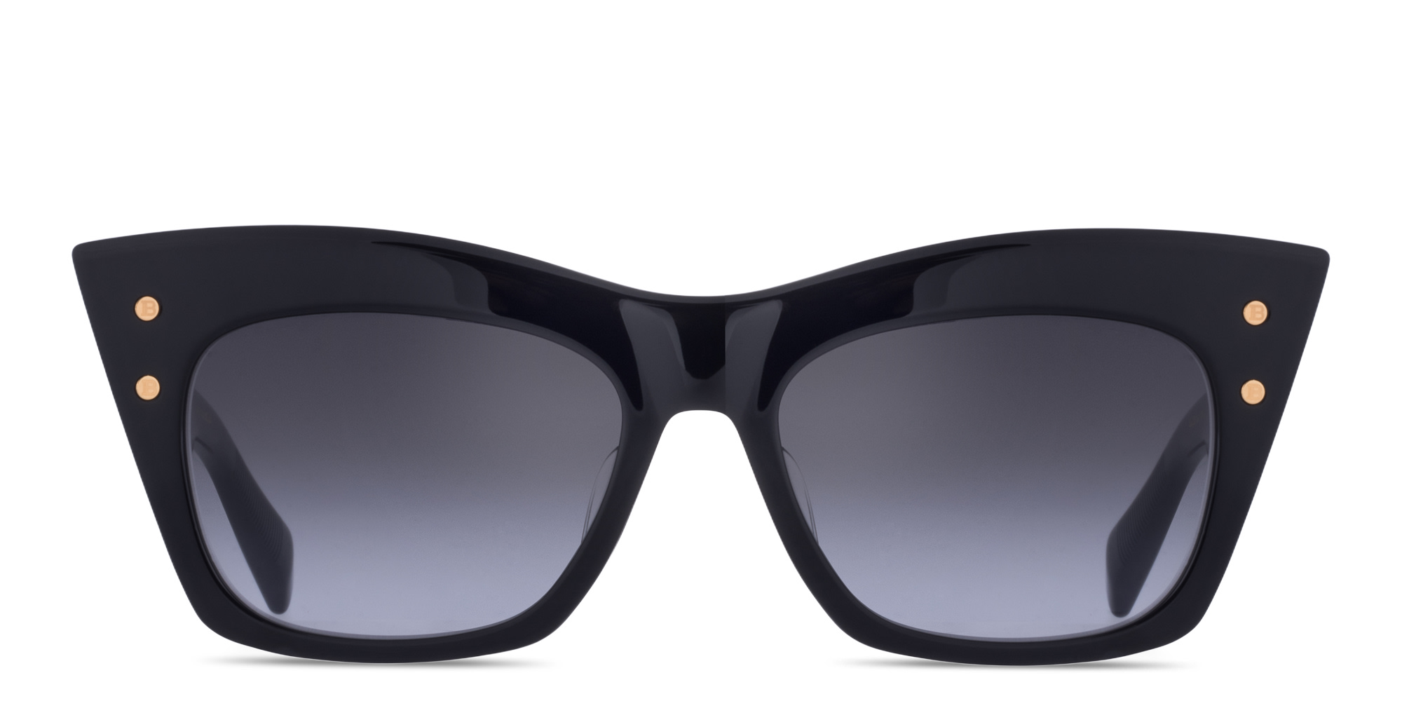 Shop BALMAIN B-II Cat-Eye Sunglasses in Black online.