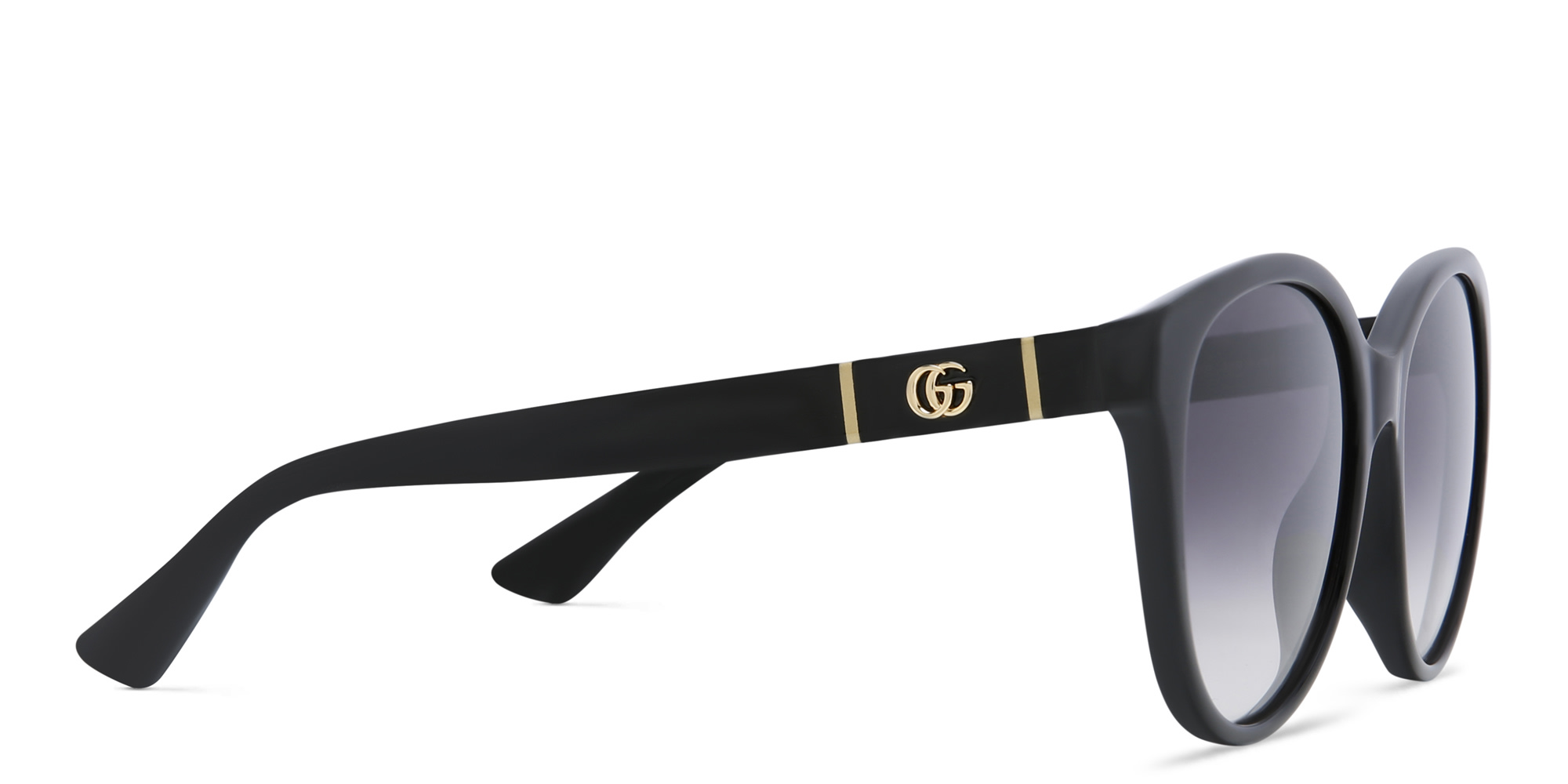 نظارة شمسية بإطار كات آي من غوتشي بلون أسود - صورة المنتج 3