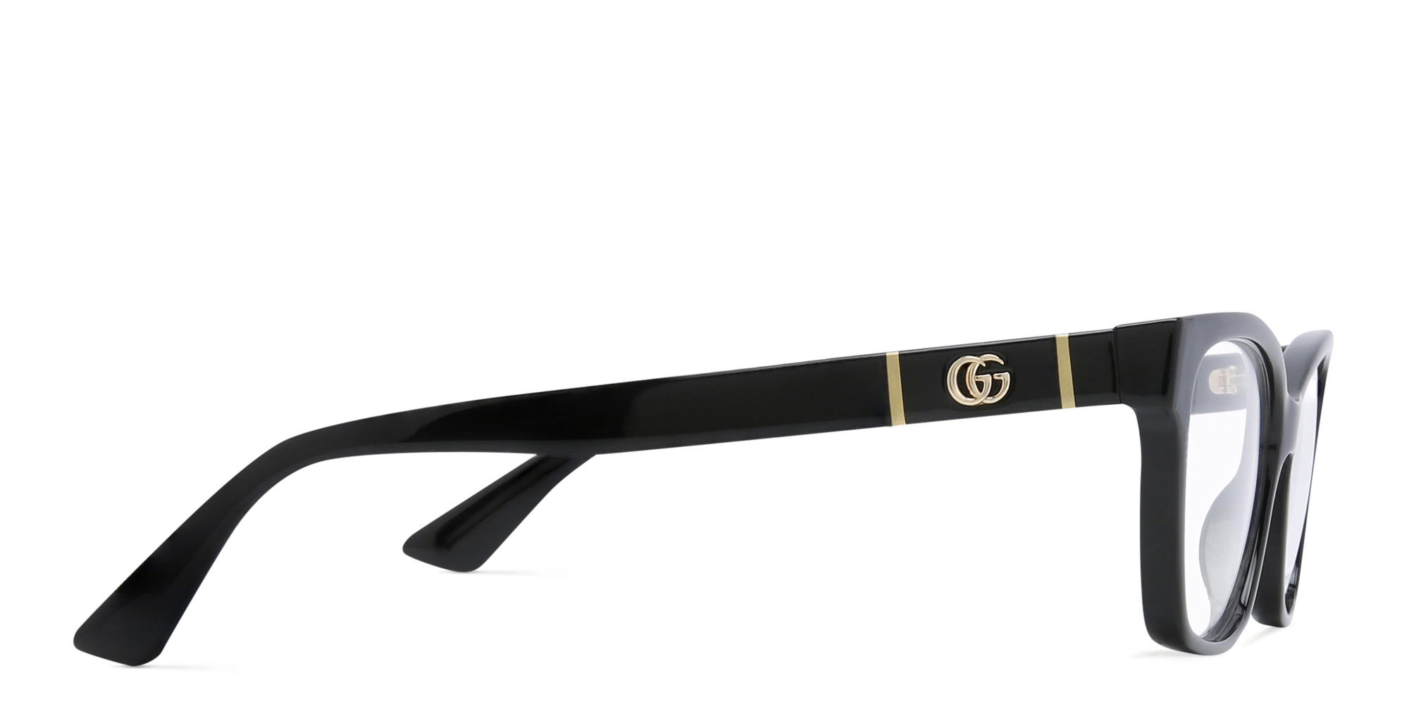 GUCCI Wide Cat Eye Eyeglasses in Black – Product Photo 3