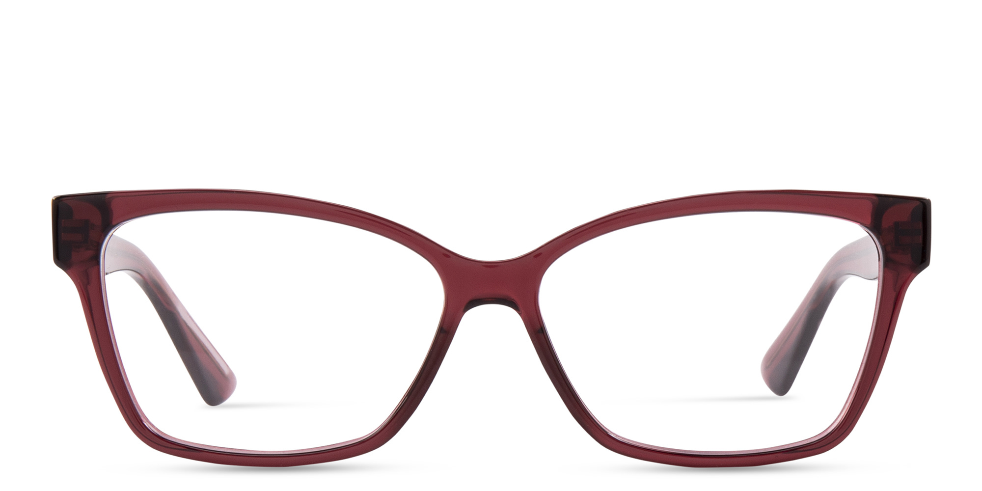 Shop GUCCI Wide Cat-Eye Eyeglasses in Red online.