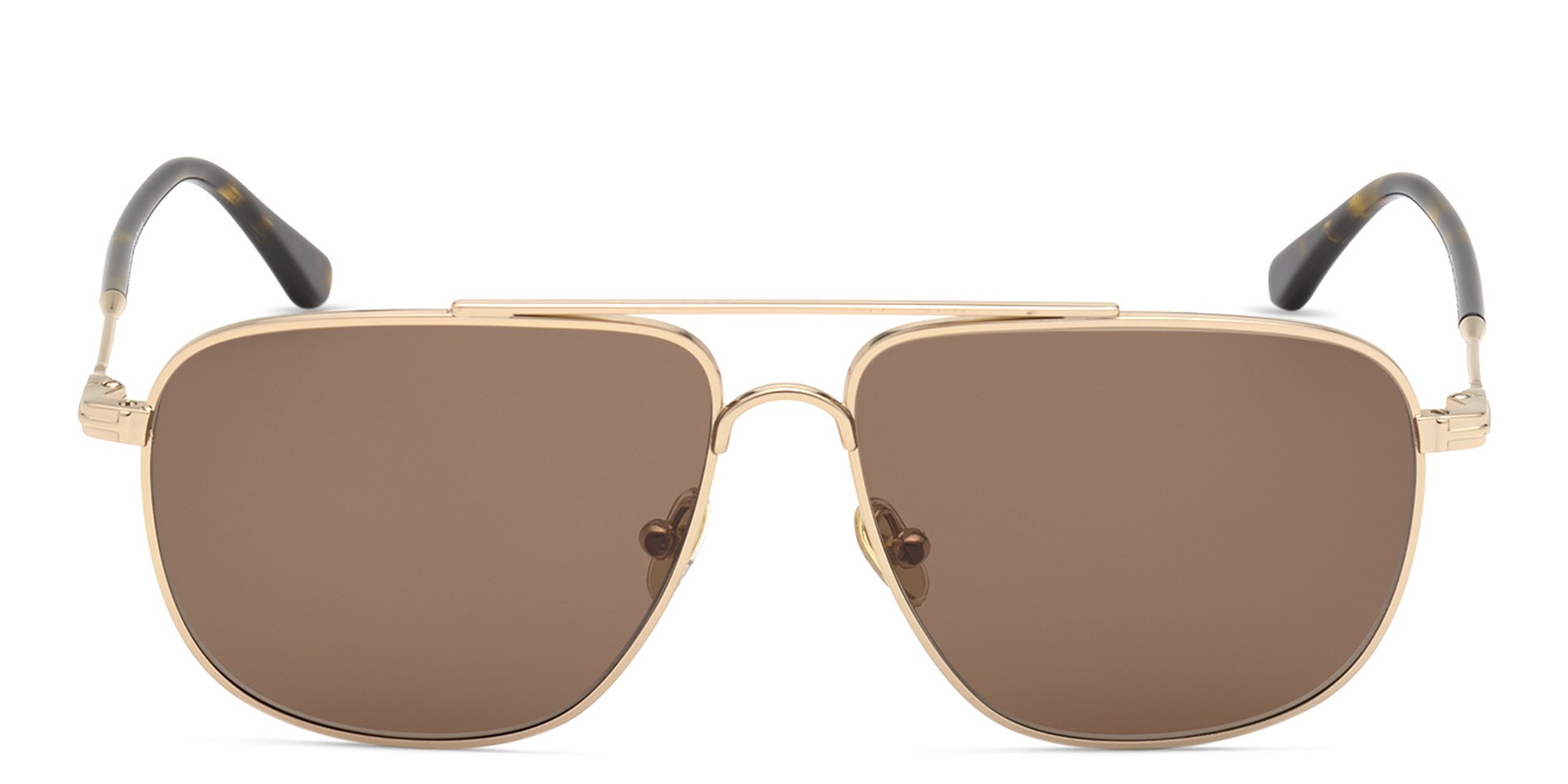TOM FORD Aviator Sunglasses in Shiny Rose Gold – Product Photo 1