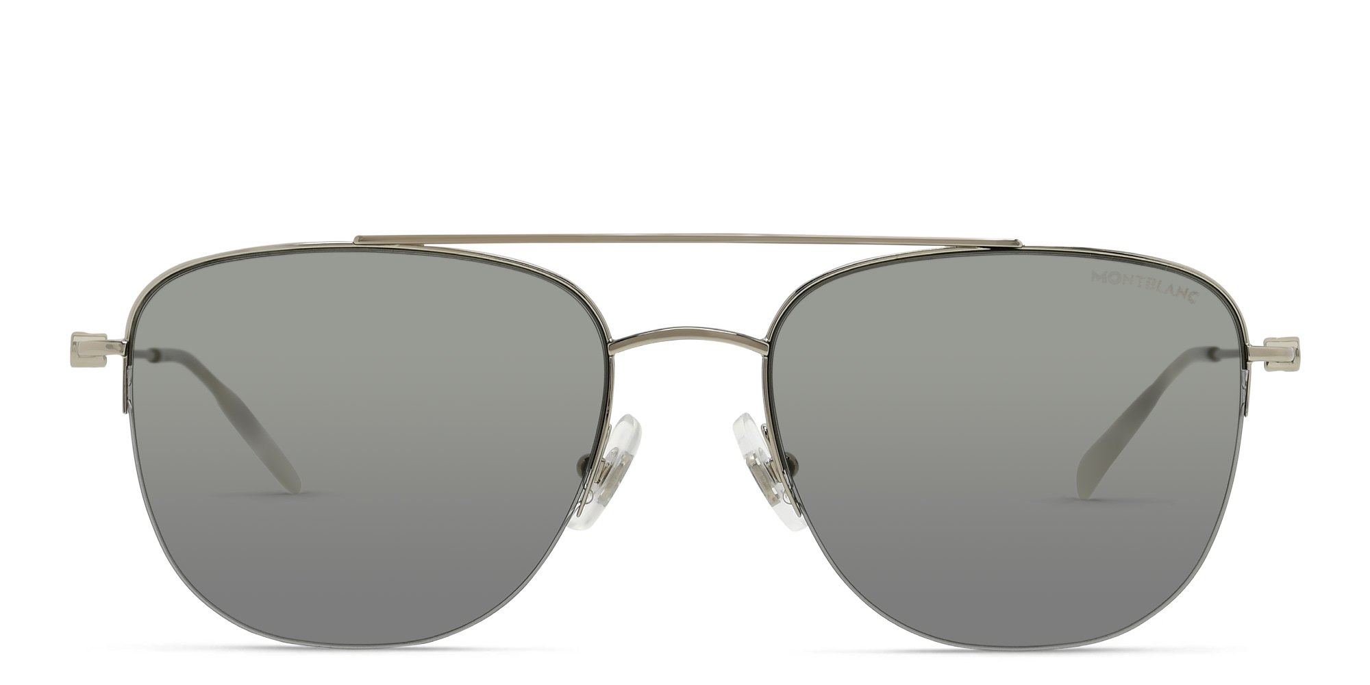 MONTBLANC Square Sunglasses in Silver – Product Photo 1