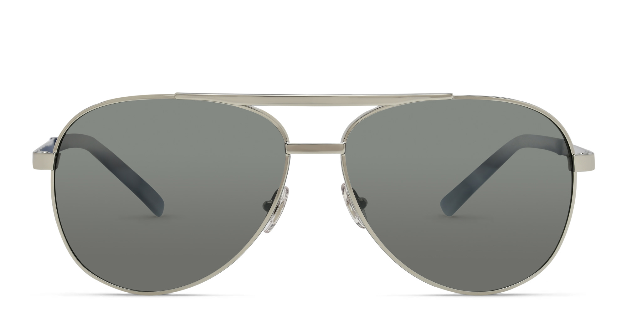 Maui Jim Seacliff Unisex Wide Aviator Sunglasses in Silver – Product Photo 1