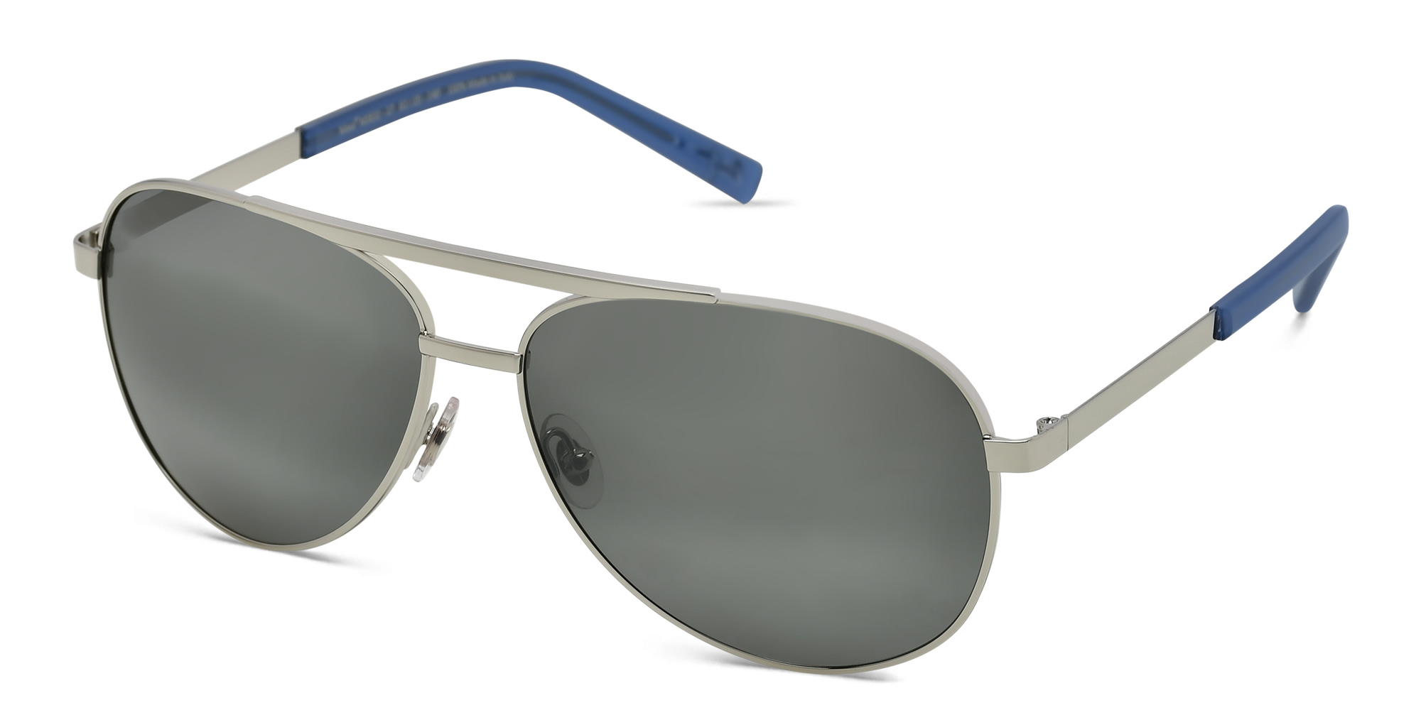 Maui Jim Seacliff Unisex Wide Aviator Sunglasses in Silver – Product Photo 2