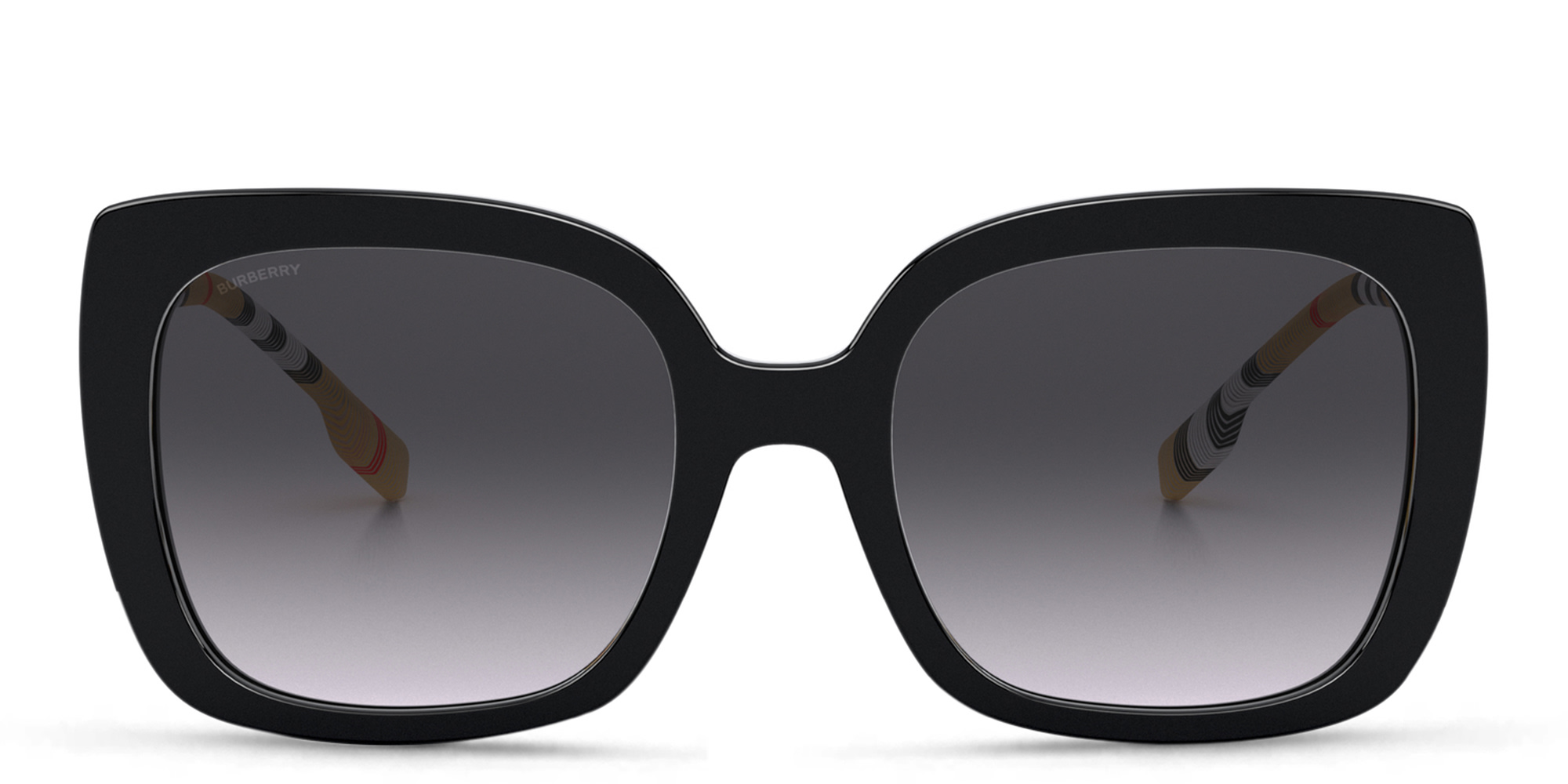 BURBERRY Oversized Square Sunglasses in Black – Product Photo 1