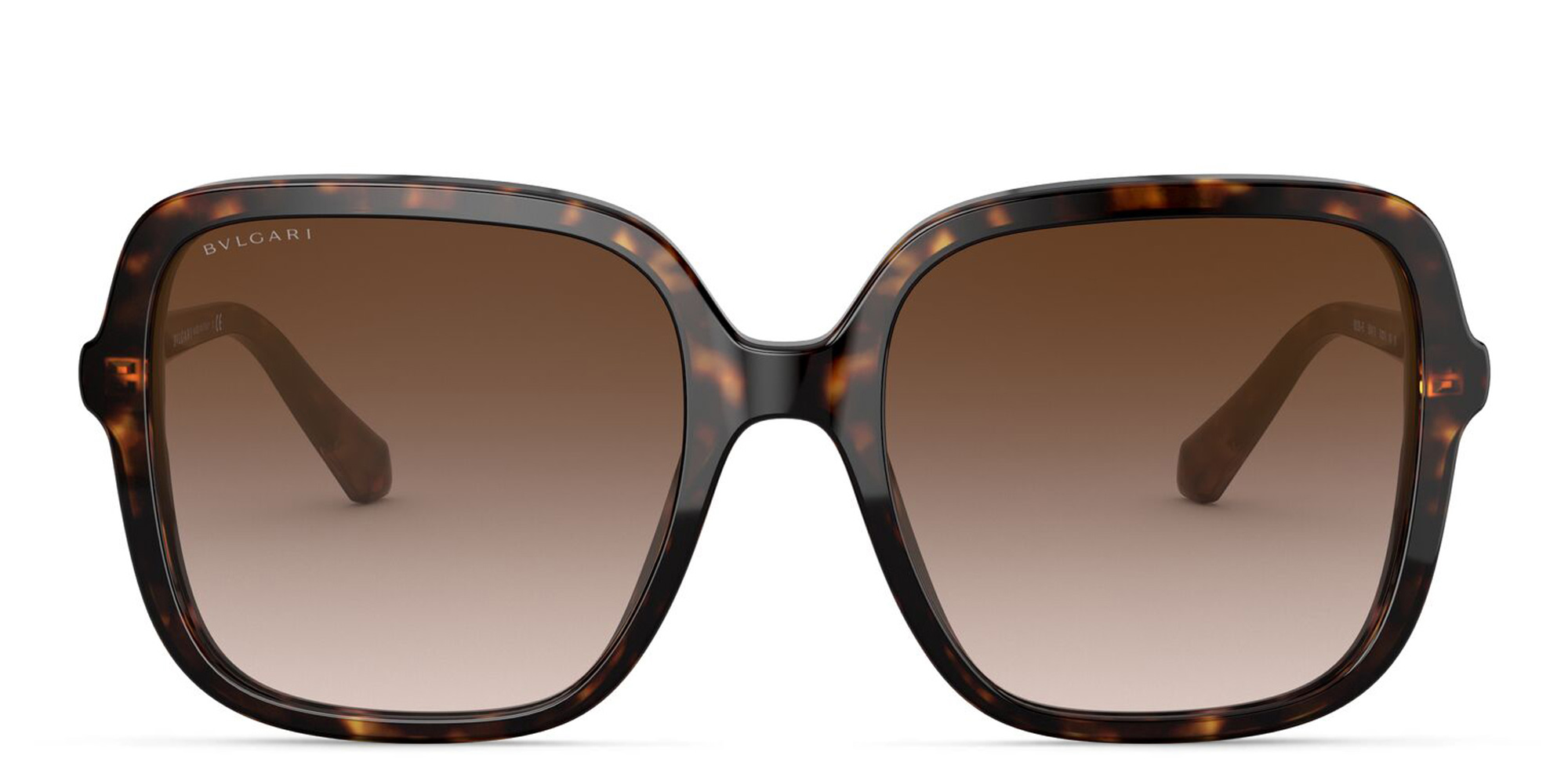 BVLGARI Square Sunglasses in Havana – Product Photo 1