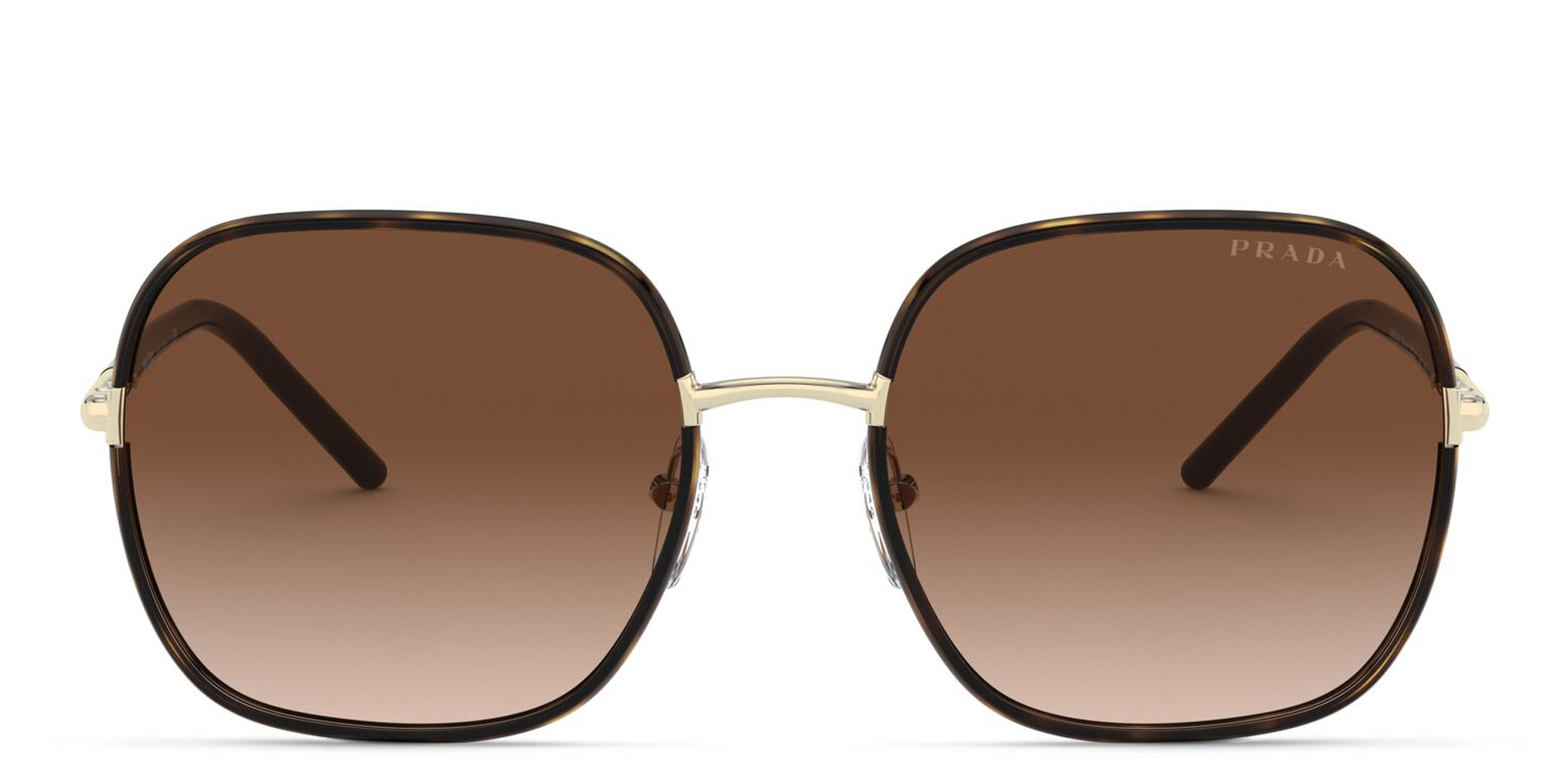 PRADA Square Sunglasses in Brown – Product Photo 1